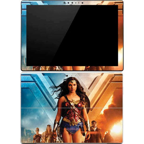 DC Comics Wonder Woman Main characters Poster Surface Pro 4 Skin